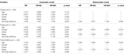 Identification and Validation of a Novel Genomic Instability-Associated Long Non-Coding RNA Prognostic Signature in Head and Neck Squamous Cell Carcinoma